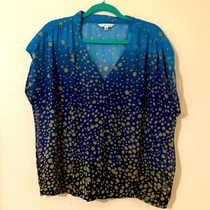 Really fun and versatile sheer top.